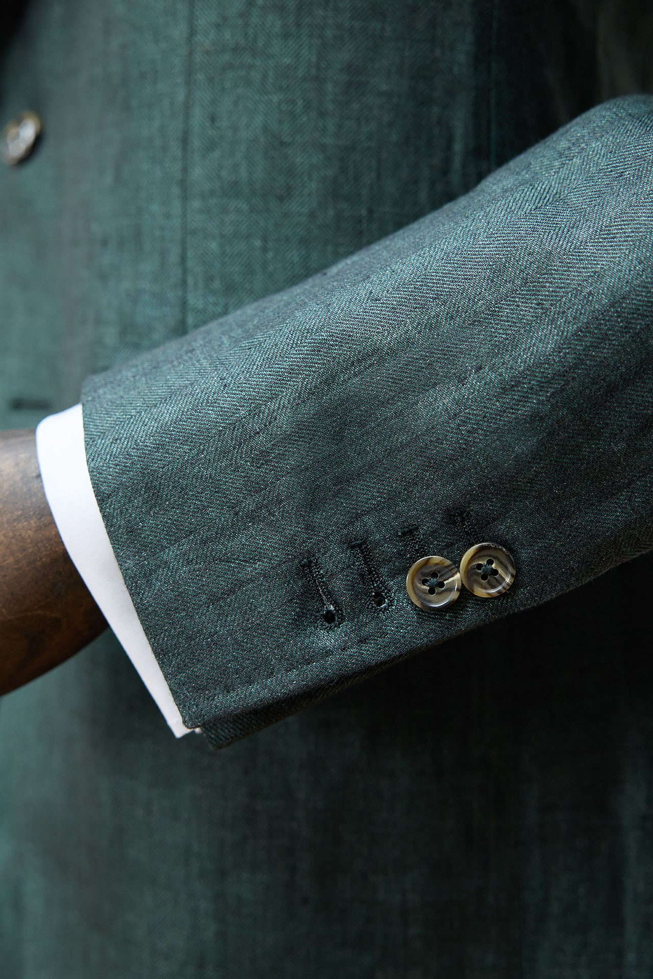 Traje MTM 2 Piezas Drapers 280g Espiga Verde - Imagen 4